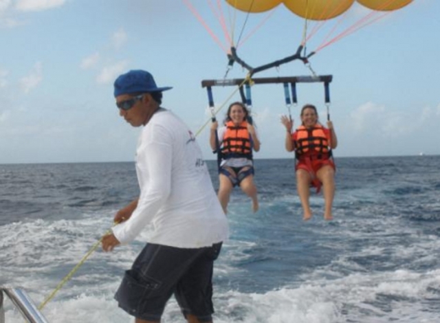 Parascending en tandem